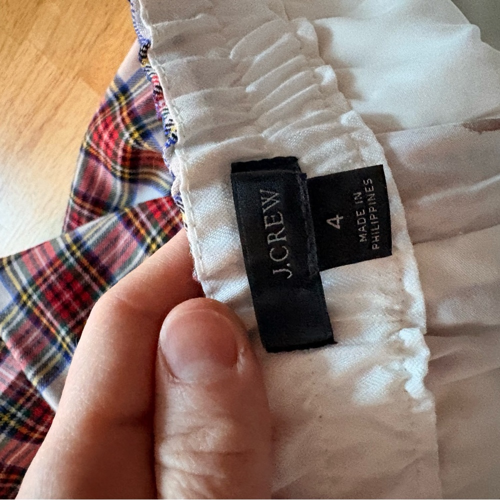 J.Crew Snowy Stewart Plaid Wool Trousers - Picture 2 of 6